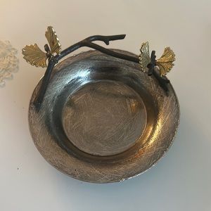 Michael Aram small tray plate golden butterfly collection